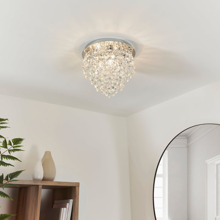 Kristen 3lt Bathroom Flush Ceiling Light