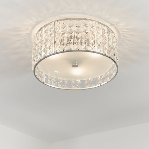 Belfont 3lt Flush Bathroom Ceiling Light