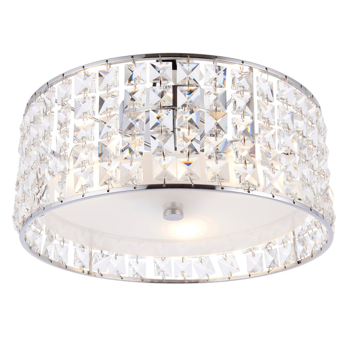 Belfont 3lt Flush Bathroom Ceiling Light