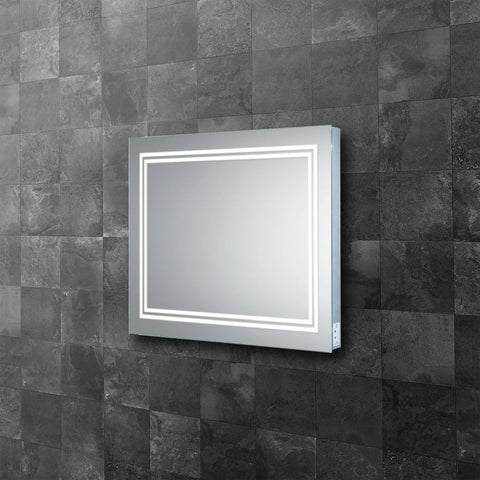 HiB Boundary 80cm LED Border Bathroom Mirror - 79540700