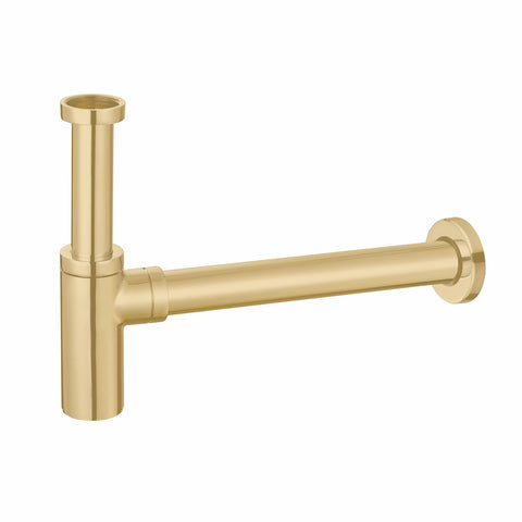 Minimalist Bottle Trap Brushed Brass - BT04