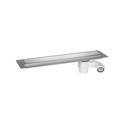 McAlpine 1000mm Brushed Steel Standard Channel Drain - CD1000-B