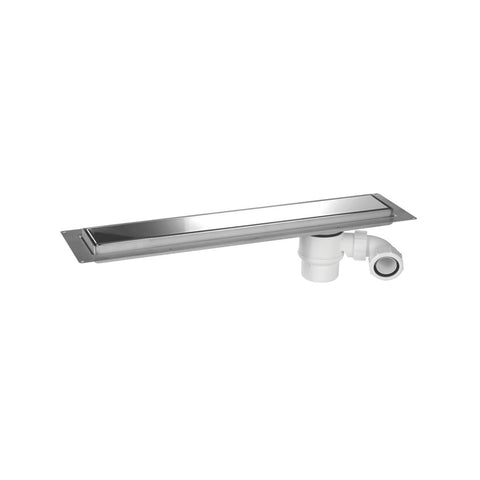 McAlpine 1200mm Polished Steel Standard Channel Drain - CD1200-P