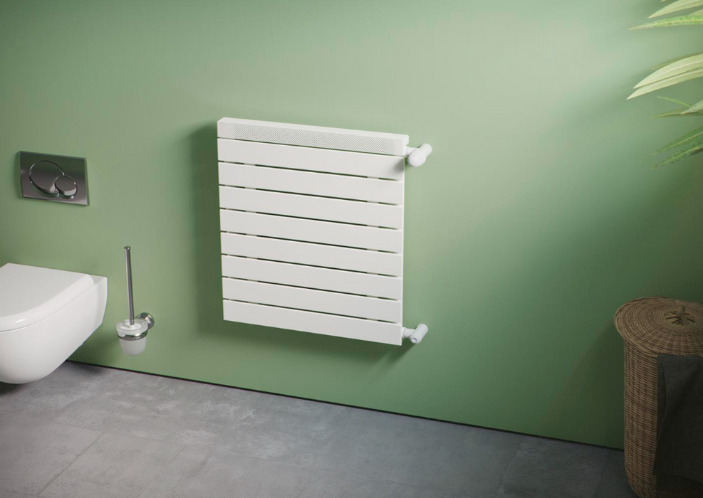 Eucotherm Minerva Single Horizontal 650 H X 500 W In White