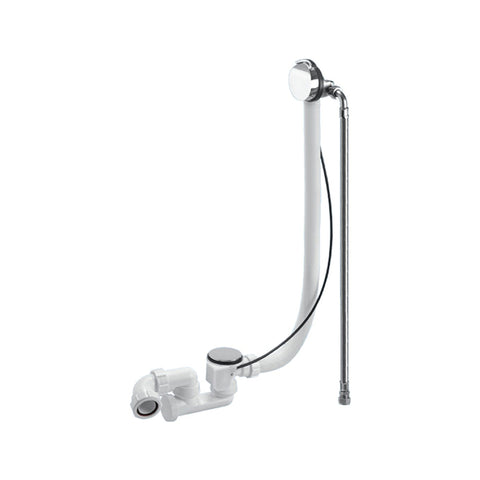 McAlpine CP Brass Bath Filler and Overflow (Pop-Up) - HCN3165UK-1M