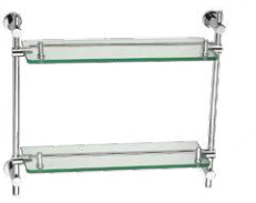 The Hotel Range Double Glass Shelf - PSP106D