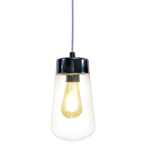 HiB Summit LED Bathroom Pendant Lighting - Black - 0761