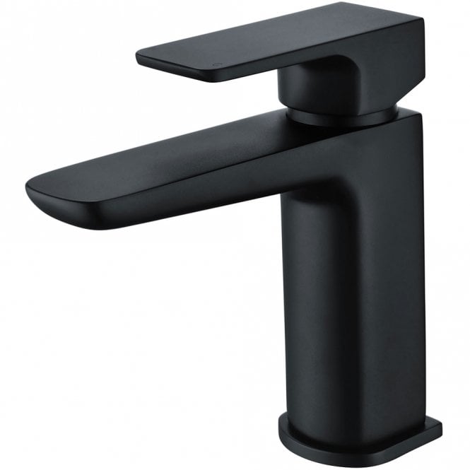 Tailored Bathrooms Swansea Orca Black Mono Mixer Tap & Waste - TIS5072