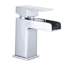 Kelvin Mono Basin Mixer c/w Waste Brass - KMR20