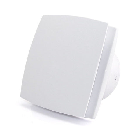 Ellsi 100mm Concealed Extractor Fan - White Plastic - PDT-000042