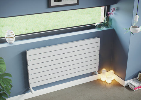 Eucotherm Mars Duo Horizontal 595 H X 1200 W In White