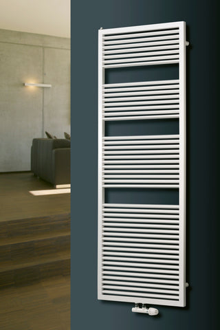 Eucotherm Diana Tube Towel Radiator Vertical 1270 H X 600 W In White