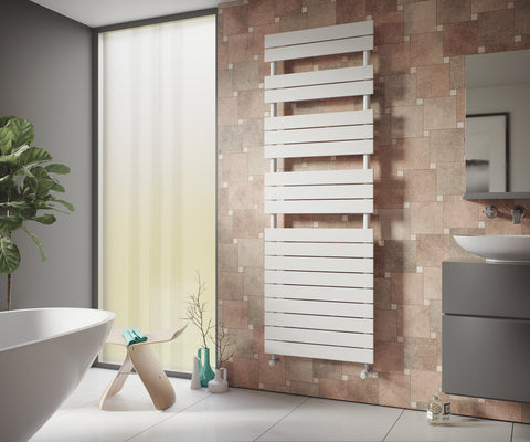 Eucotherm Mars Primus Towel Radiator Vertical 1420 H X 600 W In Anthracite