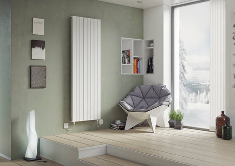 Eucotherm Mars Duplex 600 Vertical 600 H X 820 W In White