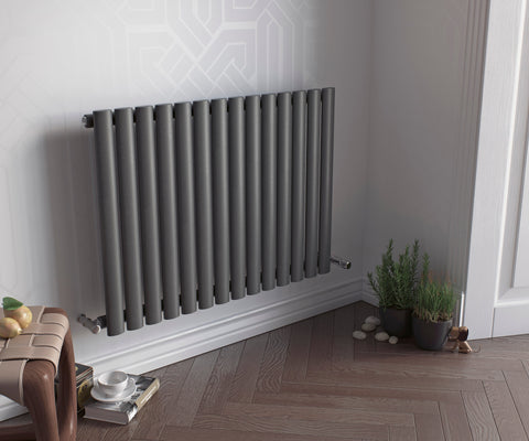 Eucotherm Nova Single 600 Vertical 600 H X 584 W In Textured Matt Anthracite