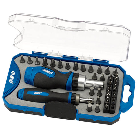 42 PIECE RATCHET SCREWDRIVER AND BIT SET - 46479