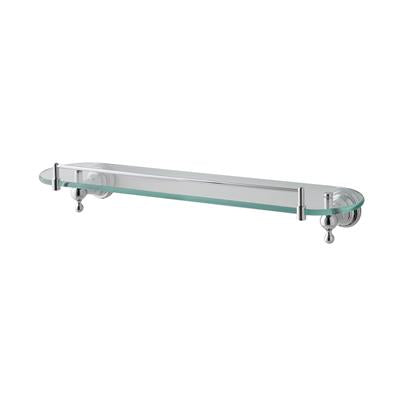 Eastbrook Rockingham Glass Shelf With Barrier Chrome - 52.049