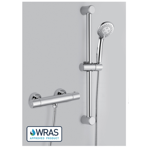 Thermostatic Bar Shower Valve & Riser Rail Kit - 029.38.004