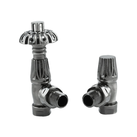 Westminster Angled Thermostatic Valve Black Nickel - 69013