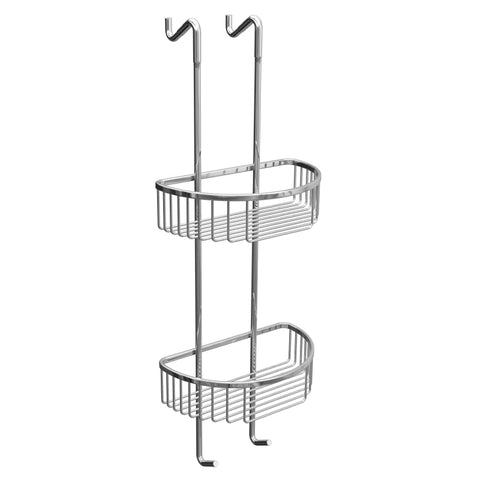 Hanging Double Round D-Shaped Soap Caddy - BSK012
