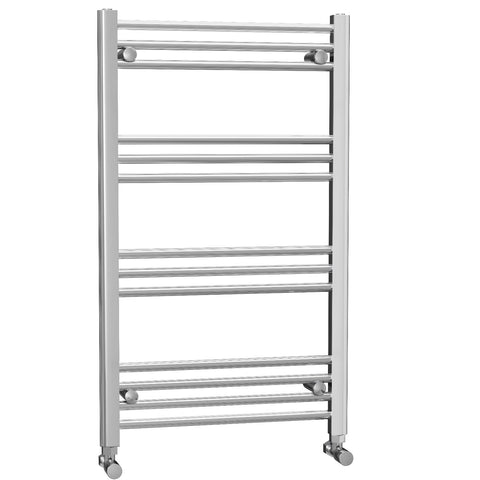 Chrome Flat Heated Towel Rail Radiator - 600 x 1000mm FHTR6/10