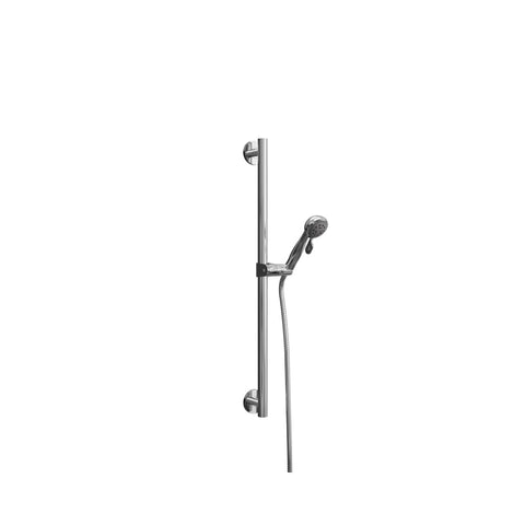 Grab Rail/Slide Bar 900mm Shower Kit - Stainless Steel - GBR022