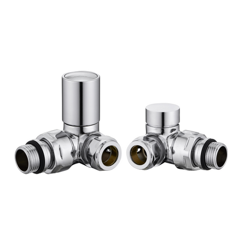 Corner Towel Rail Radiator Valves - TIS0049