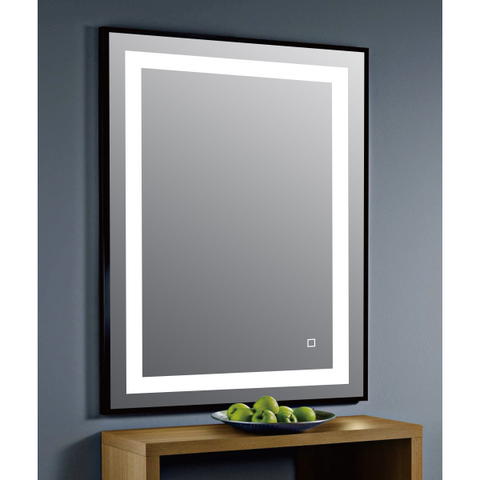 Darcy Orca LED Matt Frame - Mirror Black - 500x700mm - TIS3043