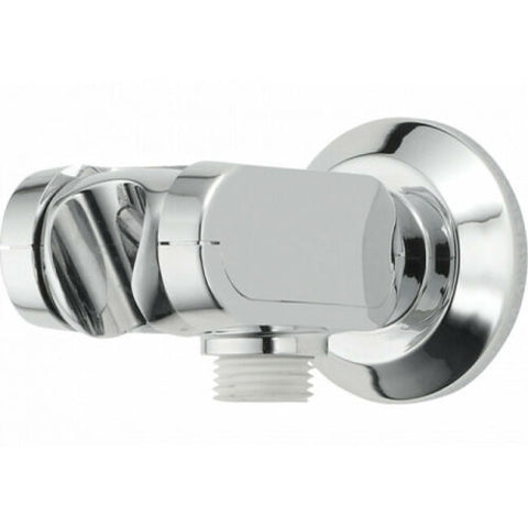 Methven Shower Wall Outlet & Parking Bracket  Combined Chrome - WOB