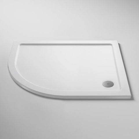 Nuie Pearlstone Offset Quadrant Left Handed Shower Tray 1000mm x 800mm - NTP108